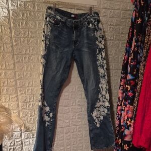 Stylish Blue Acid Wash Women Tommy Hilfiger Jeans